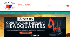 Desktop Screenshot of moyerequipment.com
